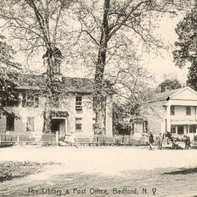 Bedford Free Library & Post Office, 1907