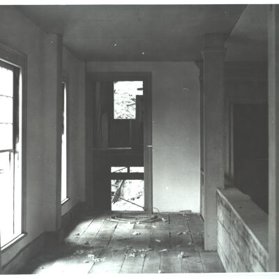 Historical Hall after fire: interior
