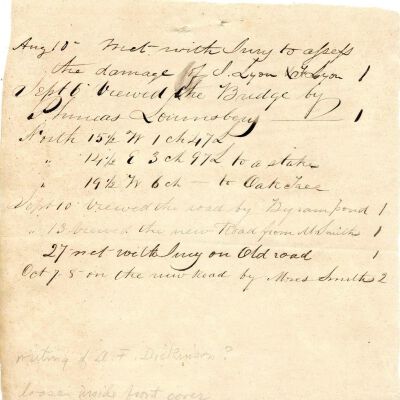 Highway Memorandum by Arnell F. Dickinson