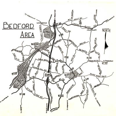 Map of Bedford (originally from a pad)