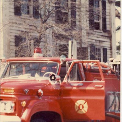 Fire at Historical Hall, 1976