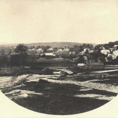 Bedford Village from the Third Presbyterian Meeting House, Looking South