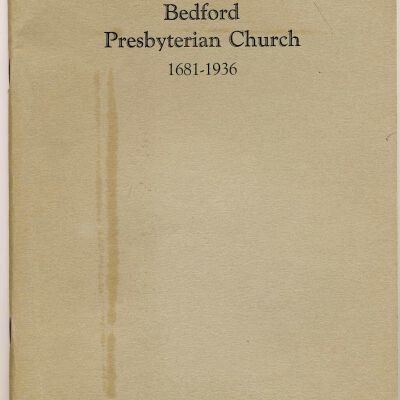 Bedford Presbyterian Church, 1681-1936