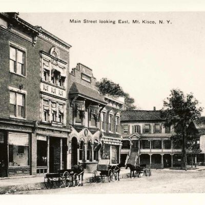 East Main Street, Mt. Kiscos in the early 1900's.