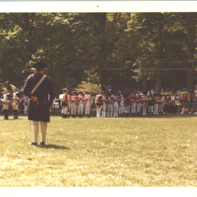 bicentennialcelebration: soldiers on village green