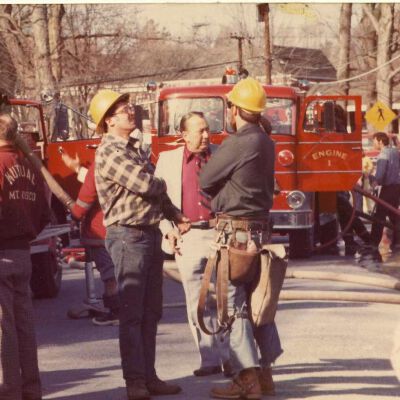 Fire at Historical Hall, 1976
