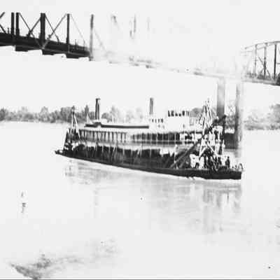 "Chester" Coming to Landing - Freight and Passenger Steamer