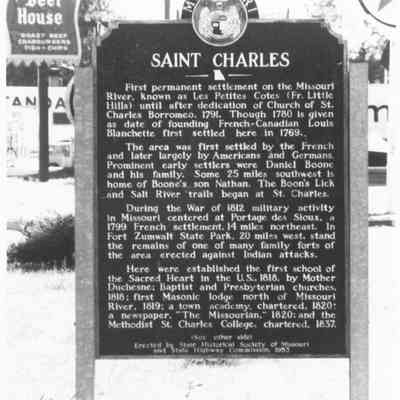 "St. Charles Missouri" sign - ca. 1970s