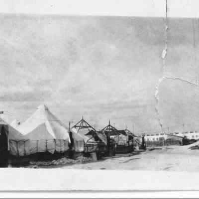 "East Down Com St" - shops in background, August 15, 1918