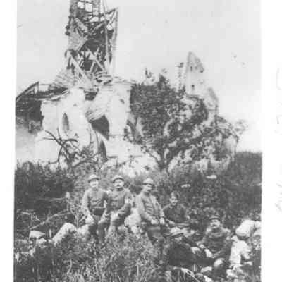 "In Line of Fire" - a Group of Soldiers