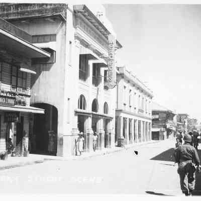 "Tacloban Street Scene", 1940s