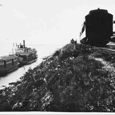 "Advance" Steamboat and Barge Landing
