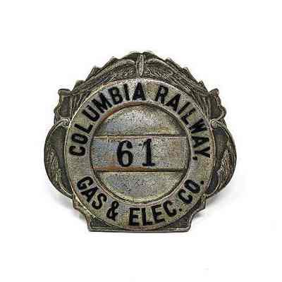 Columbia Railway Badge