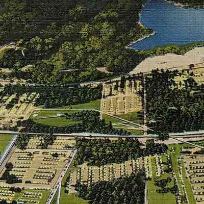 Airplane View of Fort Jackson