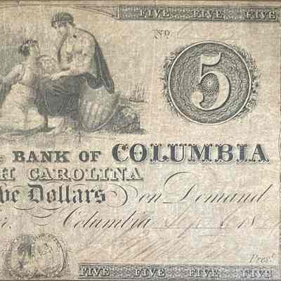 Commercial Bank of Columbia Banknote