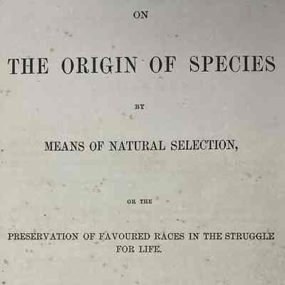 "On the Origin of Species by Means of Natural Selection"