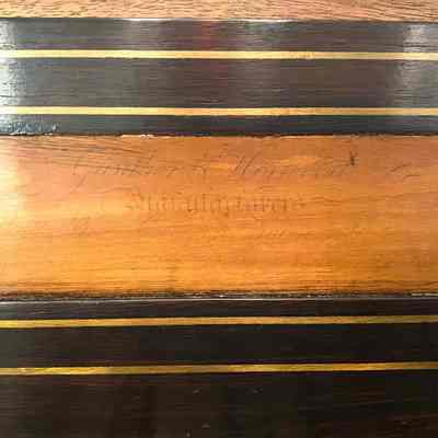 Exterior label reads: Gunther & Horwood, Manufactured, Pratt Place, Camden Town, London