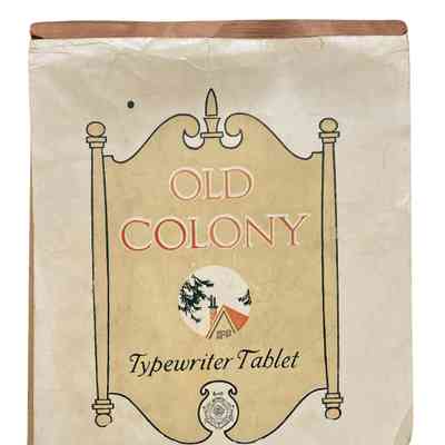 Old Colony Typewriter Tablet