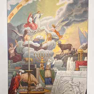 Color prints, Manly P. Hall's The Secret Teaching of All Ages