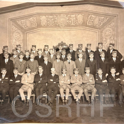 Photograph, Class or Honourmen of the Oakland Scottish Rite (1947)