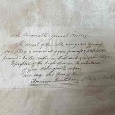 Sinclair's dedication to General Bradley