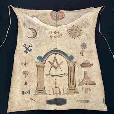 Apron, Craft, ca. late 18th–early 19th century