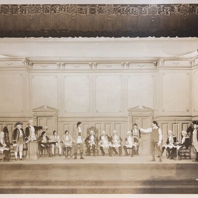 Photograph, Masonic play: "A Masonic Episode"