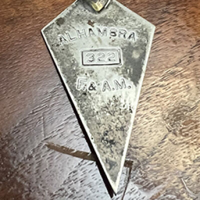 Trowel, Alhambra Lodge No. 322