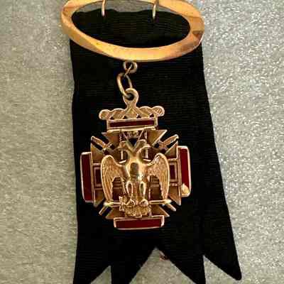 Breast Jewel, Scottish Rite and Knights Templar