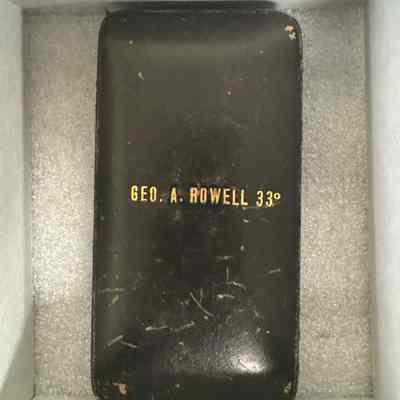 Jewel case for 33rd Degree jewel and ring