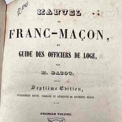 Manuel du Franc-Maçon et Guide des Officiers de Loge