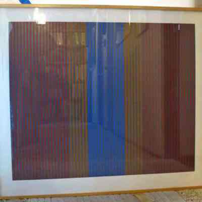 Blue/Ochre/Red