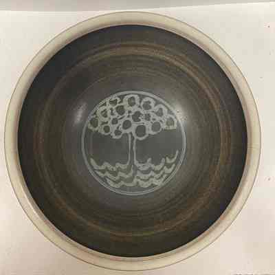 Untitled Medium Bowl with Tree