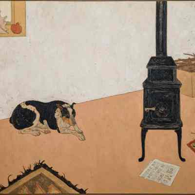 Dog and Stove