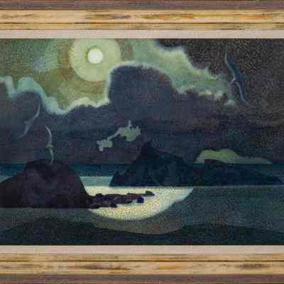 Moonlight at Barking Rocks