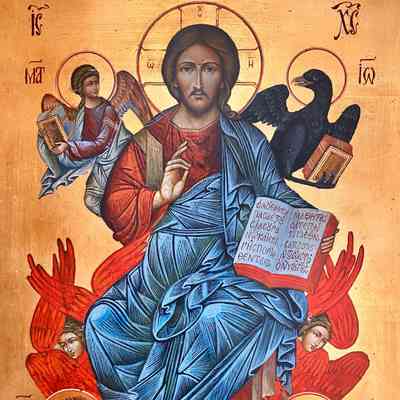 S003 Christ Almighty w/ 4 Evangelists