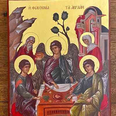 Z001b Hospitality of Abraham Icon