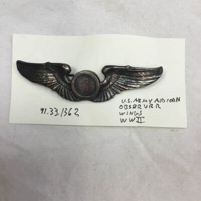 91.33.1362US Army Air Corps Observer (Aircraft) Wings