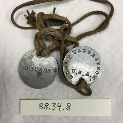 88.34.8 WWI Dog Tags