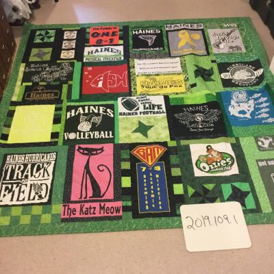 2019.109.001 Quilt from Haines Middle School T-Shirts
