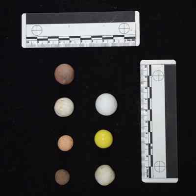 Various Clay Marbles