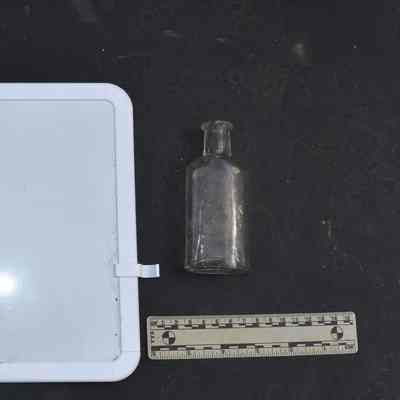 Glass 3.26 Colorless Ovoid Bottle