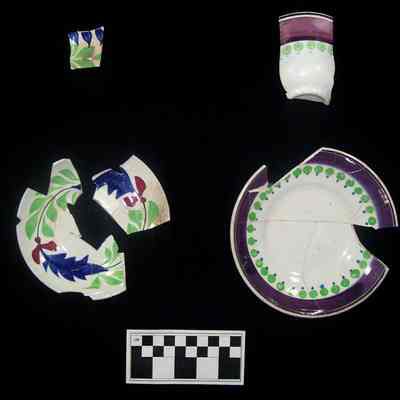 Polychrome Matching Cup and Saucer Sets