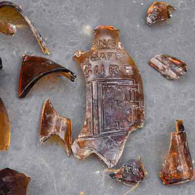 Glass 4.49 Amber Flask Bottle