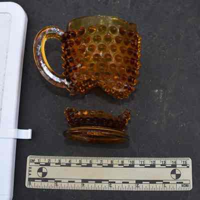Glass 4.38 Light Brown Tumbler