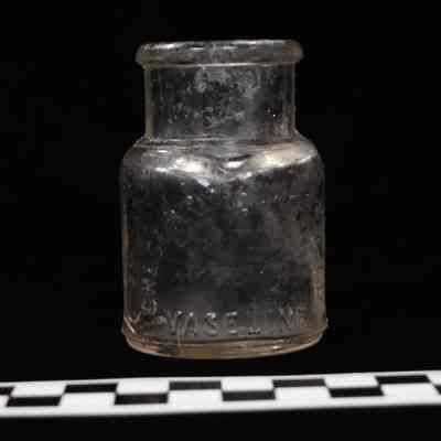 Colorless Glass Jar