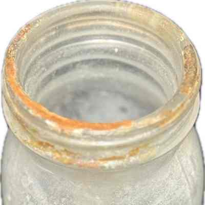 Glass Vessel 9 Colorless Condiment Bottle