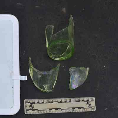 Glass 3.35 Electric Green Tumbler