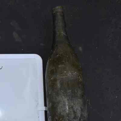 Glass 3.15 Olive Wine Bottle