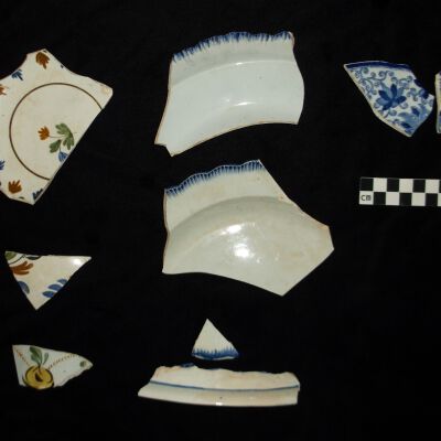 Pearlware from ca. 1810 Surface